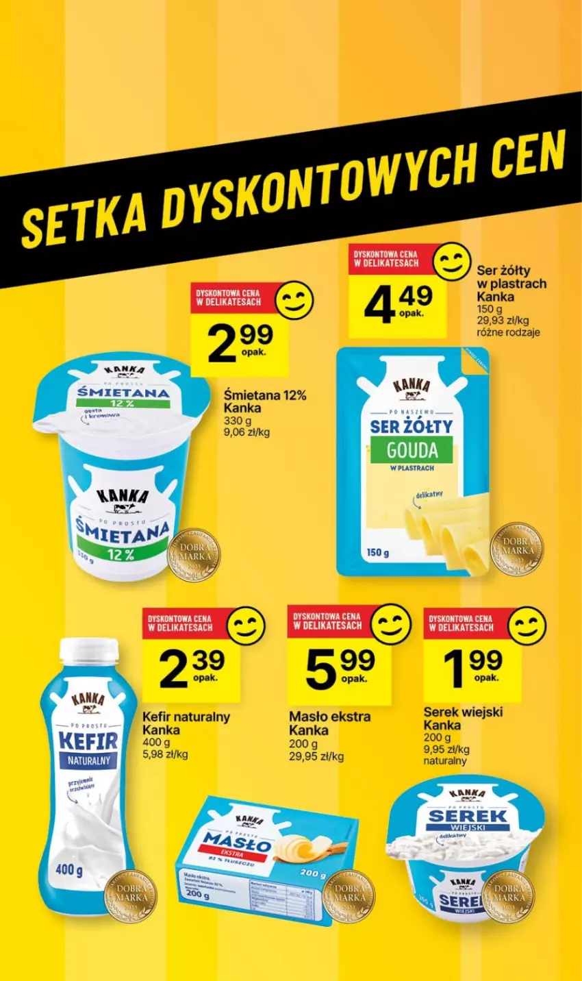 Gazetka promocyjna Delikatesy Centrum - NOWA GAZETKA Delikatesy Centrum od 7 marca! 7-13.03.2024 - ważna 07.03 do 13.03.2024 - strona 44 - produkty: Kefir, Kefir naturalny, Masło