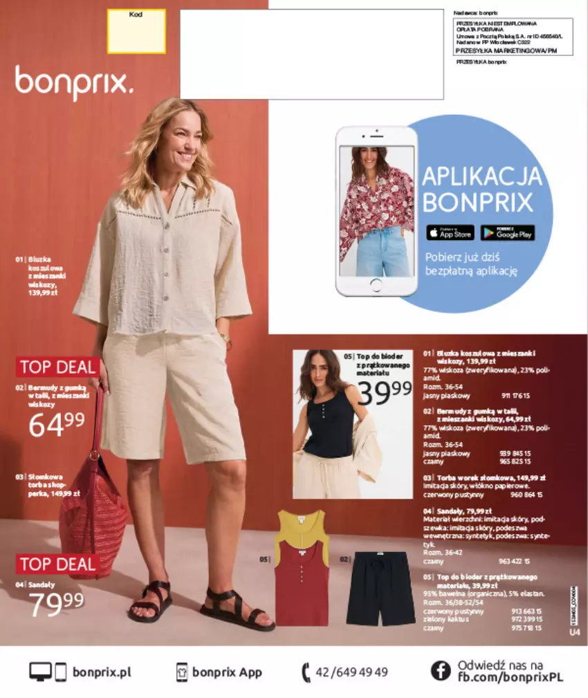 Gazetka promocyjna Bonprix - GOTOWA NA LATO? - ważna 04.05 do 31.05.2026 - strona 100 - produkty: Fa, Papier