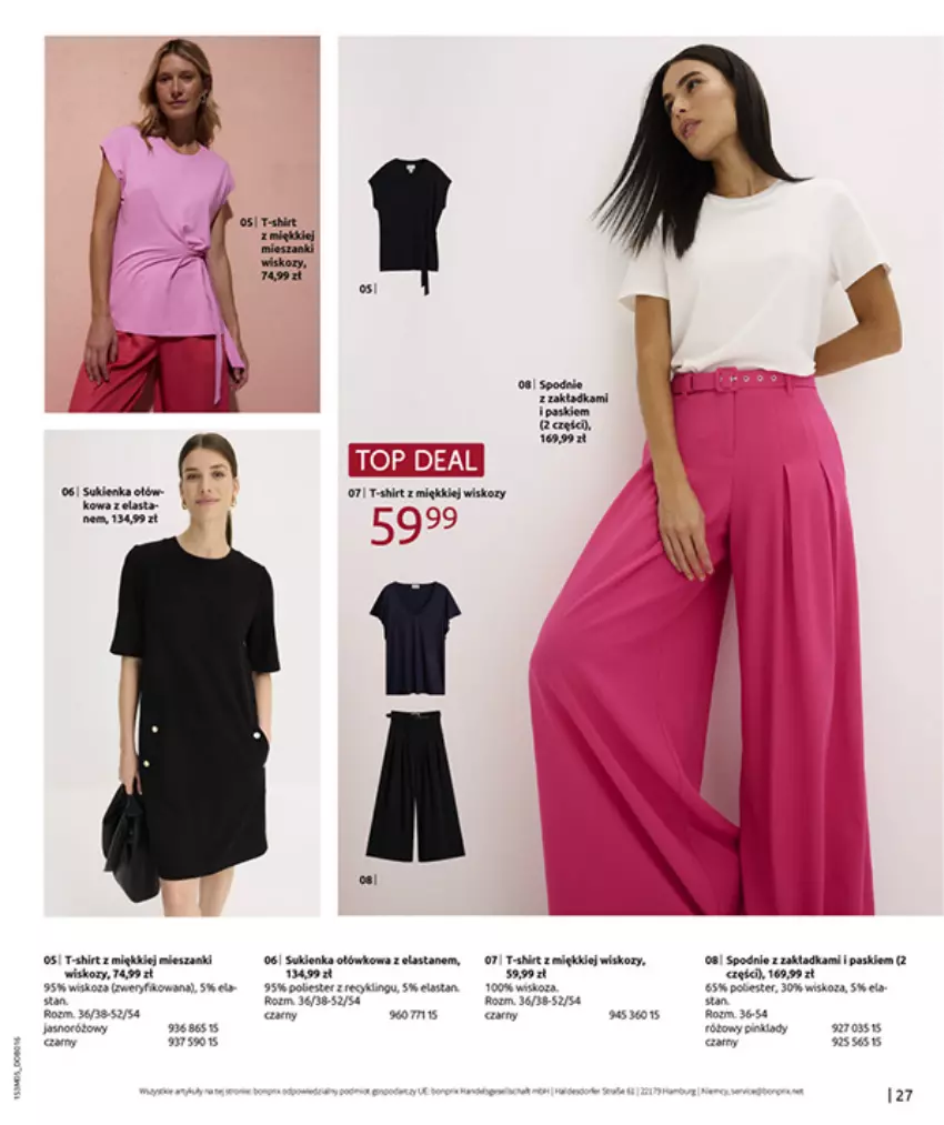 Gazetka promocyjna Bonprix - GOTOWA NA LATO? - ważna 04.05 do 31.05.2026 - strona 29 - produkty: Koc, Spodnie, T-shirt
