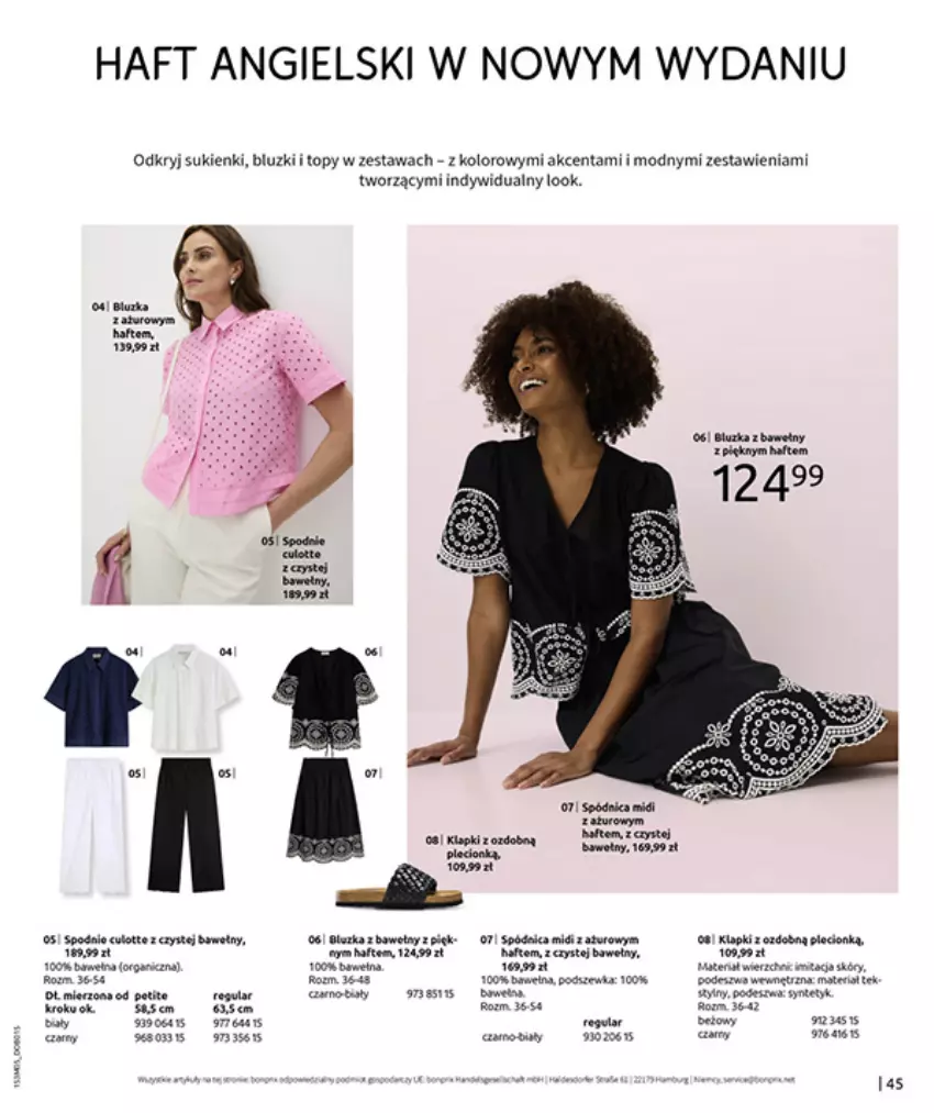 Gazetka promocyjna Bonprix - GOTOWA NA LATO? - ważna 04.05 do 31.05.2026 - strona 47 - produkty: Fa, Klapki, Spodnie, Top