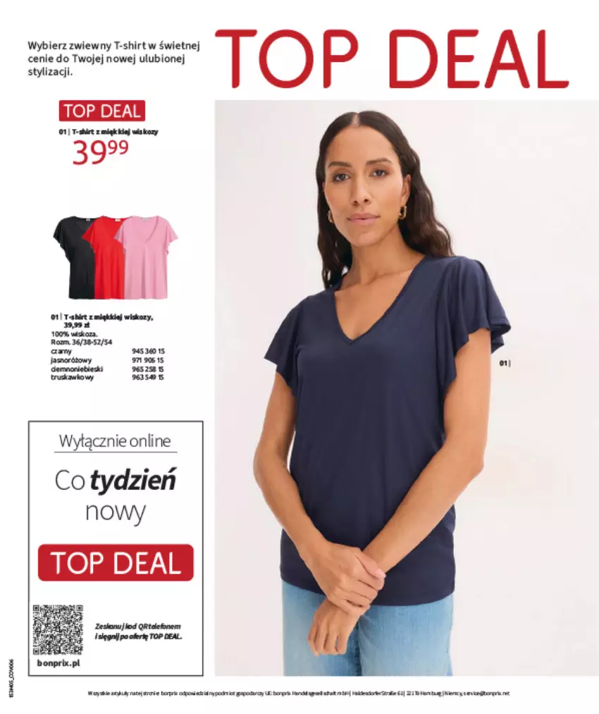 Gazetka promocyjna Bonprix - GOTOWA NA LATO? - ważna 04.05 do 31.05.2026 - strona 99 - produkty: Koc, T-shirt