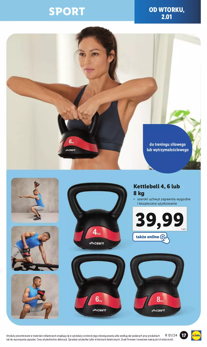 Gazetka promocyjna Lidl - GAZETKA - ważna 02.01 do 05.01.2024 - strona 19 - produkty: Bell, Piec, Por, Sport