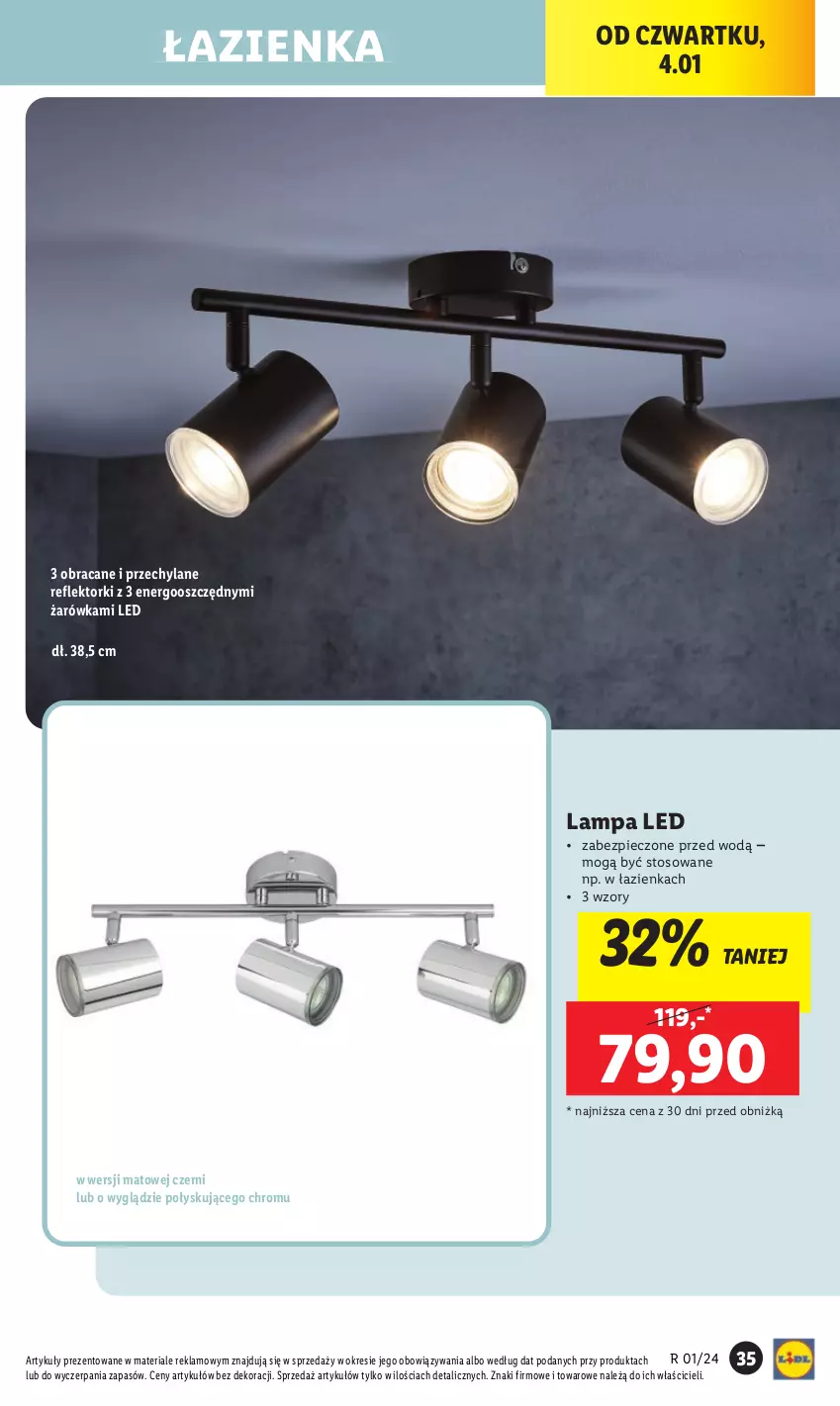 Gazetka promocyjna Lidl - GAZETKA - ważna 02.01 do 05.01.2024 - strona 37 - produkty: Lampa, Lampa LED, Piec, Sypialnia