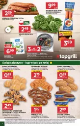 Gazetka promocyjna Stokrotka - Market - Gazetka - ważna od 24.07 do 24.07.2024 - strona 14 - produkty: Kurczak, Pączek, Warzywa, Top, Ser, Por, Gra, Hot dog, Sałata masłowa, Croissant, Sałat, Bułka grahamka, Morliny, Feta, Owoce, E. Wedel, Grill, Masło, Kiełbasa, Bułka, Mięso