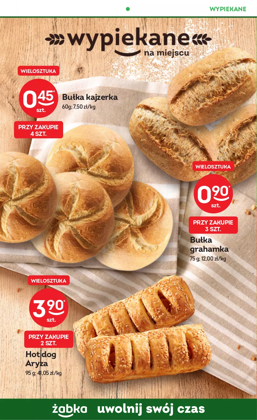 Gazetka promocyjna Żabka - ważna 27.09 do 10.10.2023 - strona 28 - produkty: Bułka, Bułka grahamka, Gra, Hot dog, Kajzerka