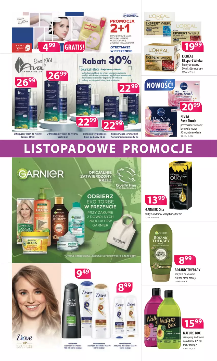 Gazetka promocyjna Drogerie Polskie - Gazetka - ważna 12.11 do 30.11.2021 - strona 4 - produkty: Fa, Garnier, Gra, L’Oréal, Mars, Nature Box, Nivea, Szampon, Top