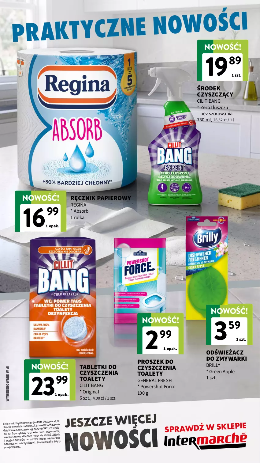 Gazetka promocyjna Intermarche - Gazetka Intermarche - ważna 09.09 do 26.09.2026 - strona 11 - produkty: Gin, Odświeżacz do zmywarki, Papier, Ręcznik, Tablet, Zmywarki
