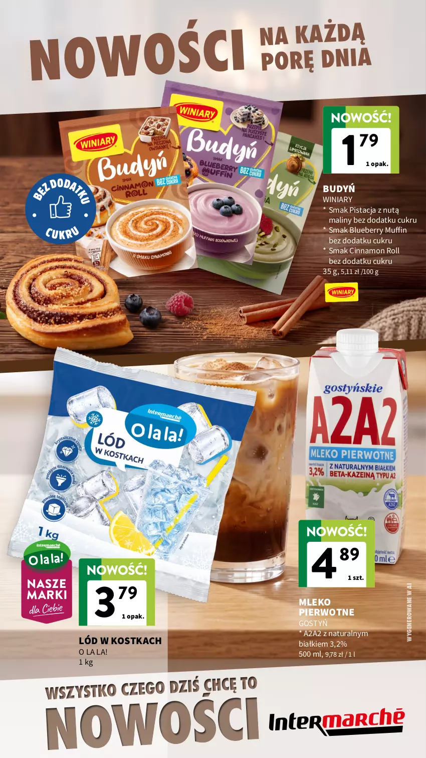 Gazetka promocyjna Intermarche - Gazetka Intermarche - ważna 09.09 do 26.09.2026 - strona 5 - produkty: Budyń, Maliny, Mleko, Por, Winiary