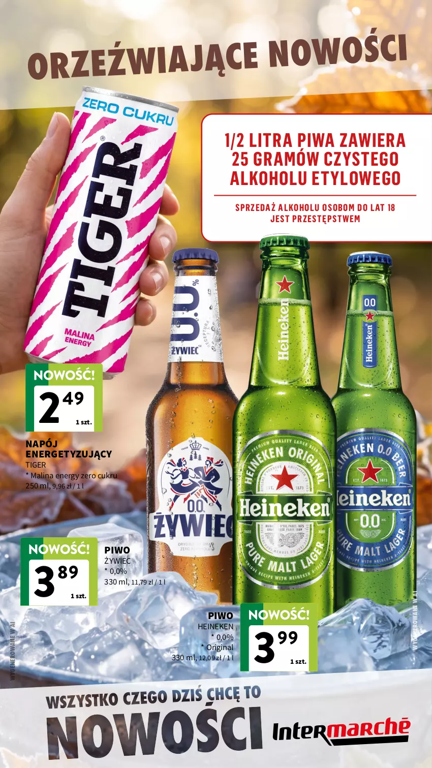Gazetka promocyjna Intermarche - Gazetka Intermarche - ważna 09.09 do 26.09.2026 - strona 6 - produkty: Gin, Gra, Heineken, Napój, Piwa, Piwo, Tiger