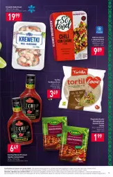 Gazetka promocyjna Stokrotka - Supermarket - Gazetka - ważna od 08.11 do 08.11.2023 - strona 17 - produkty: Ketchup, So Food, Warzywa, Ryż, Tortilla, Krewetki, Owoce, Kamis, Mięso