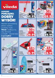 Gazetka promocyjna Kaufland - Gazetka tygodnia - Gazetka - ważna od 05.06 do 05.06.2024 - strona 60 - produkty: Teleskop, Por, Mop, Deska do prasowania, Pokrowiec na deskę, Rama, Szczotka, Vileda, Wkład do mopa, Wiadro, Suszarka, Pokrowiec, Suszarka na pranie, Wiadro z wyciskaczem, Szufelka