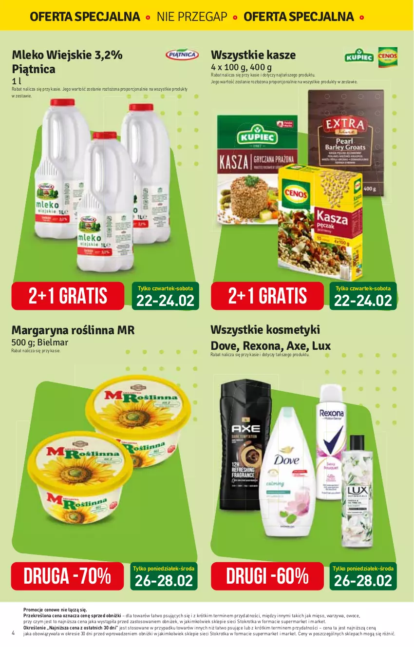 Gazetka promocyjna Stokrotka - Supermarket - ważna 22.02 do 28.02.2024 - strona 4 - produkty: Gra, Mięso, Owoce, Por, Warzywa