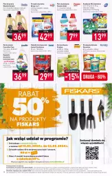 Gazetka promocyjna Stokrotka - Supermarket - Gazetka - ważna od 28.02 do 28.02.2024 - strona 19 - produkty: Płyn do prania, Domestos, Warzywa, Gra, Coccolino, Tablet, Proszek do prania, Friskies, Fiskars, Woolite, Płyn do płukania, Somat, Kostka do wc, Owoce, Bryza, Kapsułki do prania, Mięso