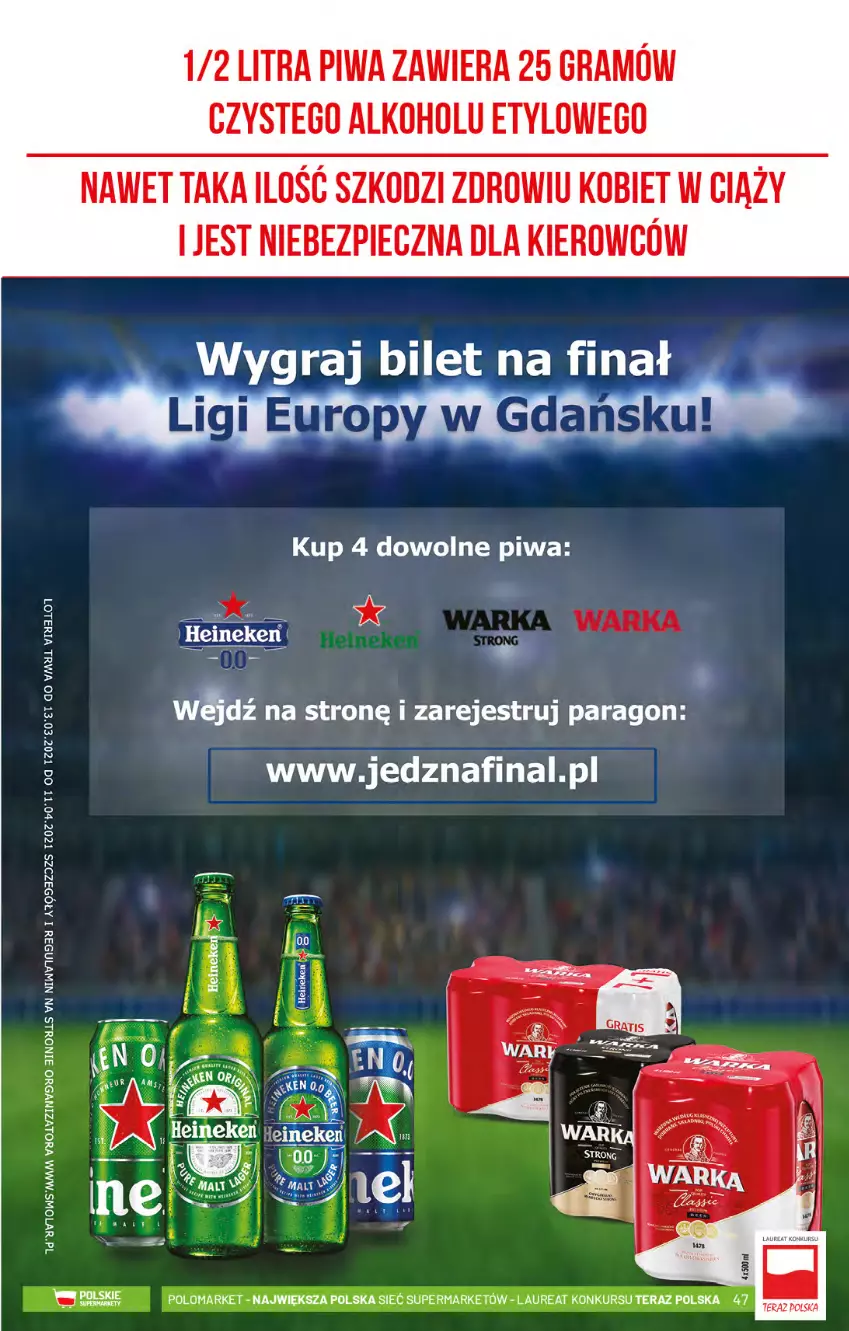 Gazetka promocyjna PoloMarket - Gazetka promocyjna  r - ważna 17.03 do 23.03.2021 - strona 47 - produkty: Gra, Halo, Piec, Piwa