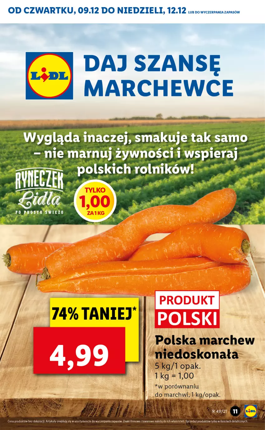 Gazetka promocyjna Lidl - GAZETKA OD 09.12 DO 12.12 - ważna 09.12 do 12.12.2021 - strona 11 - produkty: Por