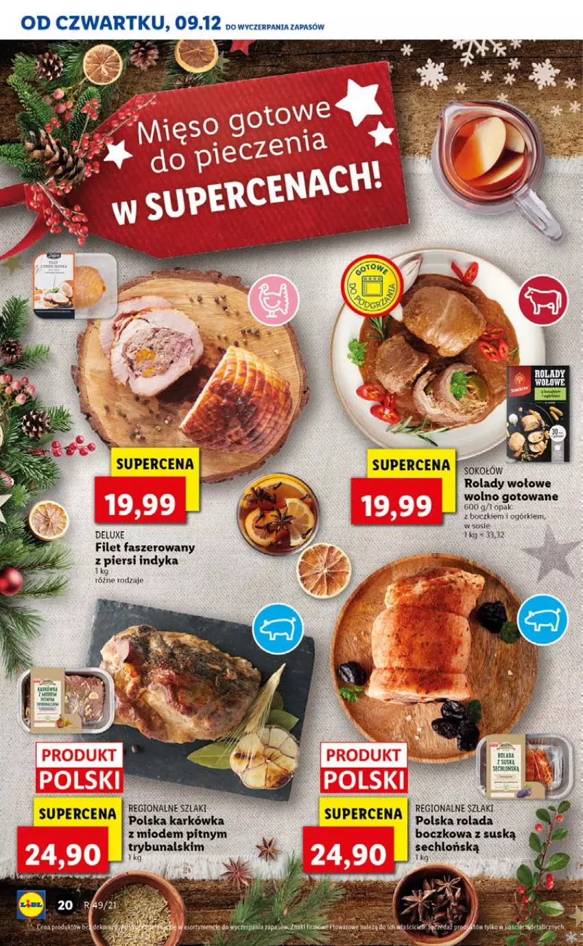 Gazetka promocyjna Lidl - GAZETKA OD 09.12 DO 12.12 - ważna 09.12 do 12.12.2021 - strona 20 - produkty: Fa, Rolada