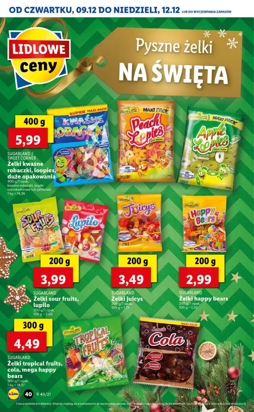 Gazetka promocyjna Lidl - GAZETKA OD 09.12 DO 12.12 - ważna 09.12 do 12.12.2021 - strona 40 - produkty: Gra