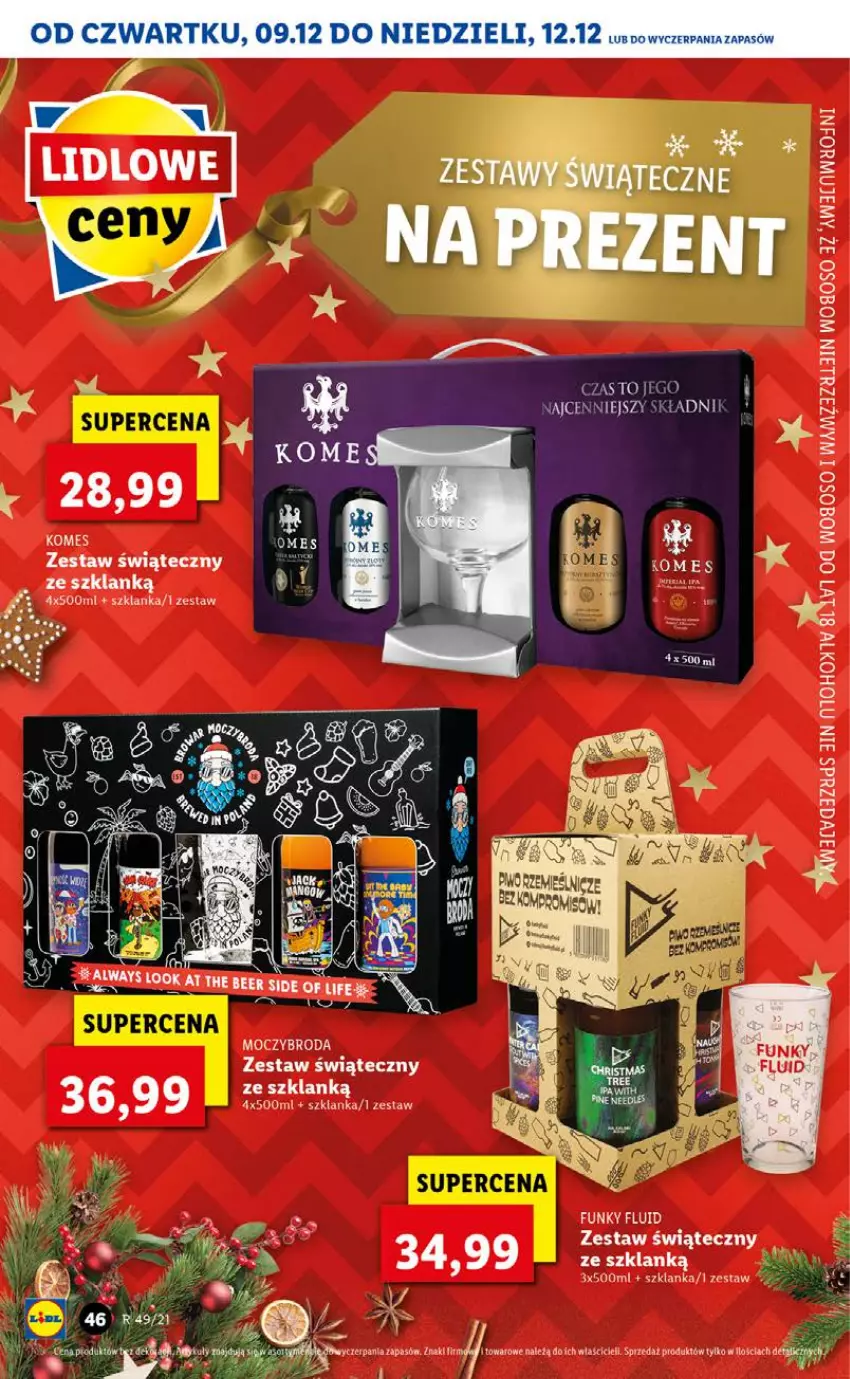 Gazetka promocyjna Lidl - GAZETKA OD 09.12 DO 12.12 - ważna 09.12 do 12.12.2021 - strona 46 - produkty: Szklanka