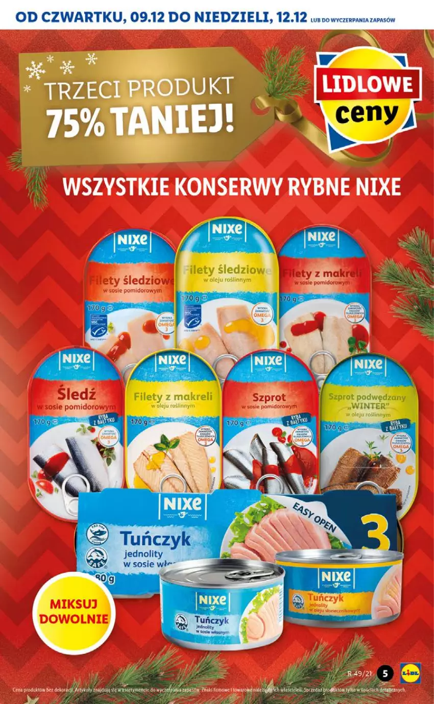 Gazetka promocyjna Lidl - GAZETKA OD 09.12 DO 12.12 - ważna 09.12 do 12.12.2021 - strona 5 - produkty: Sos