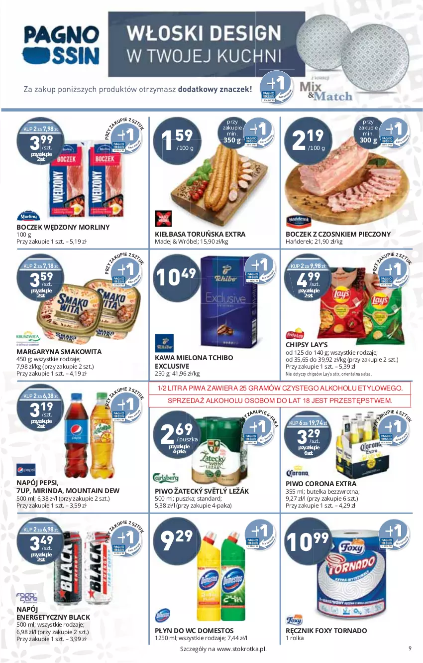 Gazetka promocyjna Stokrotka - Supermarket - ważna 09.12 do 15.12.2021 - strona 9 - produkty: Gra, Lay’s, Piwa, Salsa