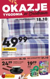 Gazetka promocyjna Biedronka - Oferta tygodnia - Gazetka - ważna od 03.11 do 03.11.2021 - strona 1 - produkty: Pościel, Pościel flanelowa, Patelnia, Rondel