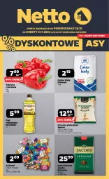 Gazetka promocyjna Netto - Artykuły spożywcze - Gazetka - ważna od 02.11 do 02.11.2024 - strona 1 - produkty: Ser, Cukier, Papryka czerwona, Papryka, Beskidzki, Kawa mielona, Kawa, Diamant, Jacobs Krönung, Olej rzepakowy, Cukierki, Jacobs, Olej