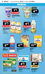 Gazetka promocyjna Netto - Artykuły spożywcze - Gazetka - ważna od 02.11 do 02.11.2024 - strona 12 - produkty: Jogurt naturalny, Ser, Gra, Włoszczowski, Danone, Piątnica, Zott, Jaja, Jogurt, Mlekovita, Palma, Serek, Margaryna, Danio, Gouda, Jogurt pitny, Mleko