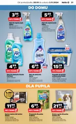 Gazetka promocyjna Netto - Artykuły spożywcze - Gazetka - ważna od 02.11 do 02.11.2024 - strona 21 - produkty: Pur, Friskies, Karma mokra dla kotów, Sheba, Płyn do płukania, Płyn do mycia, Kapsułki do prania