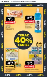 Gazetka promocyjna Netto - Artykuły spożywcze - Gazetka - ważna od 02.11 do 02.11.2024 - strona 26 - produkty: Warzywa, Herbatniki Petit Beurre, Jutrzenka, Karma mokra dla kotów, Tera, Herbatniki, Napój izotoniczny, Oshee, Napój