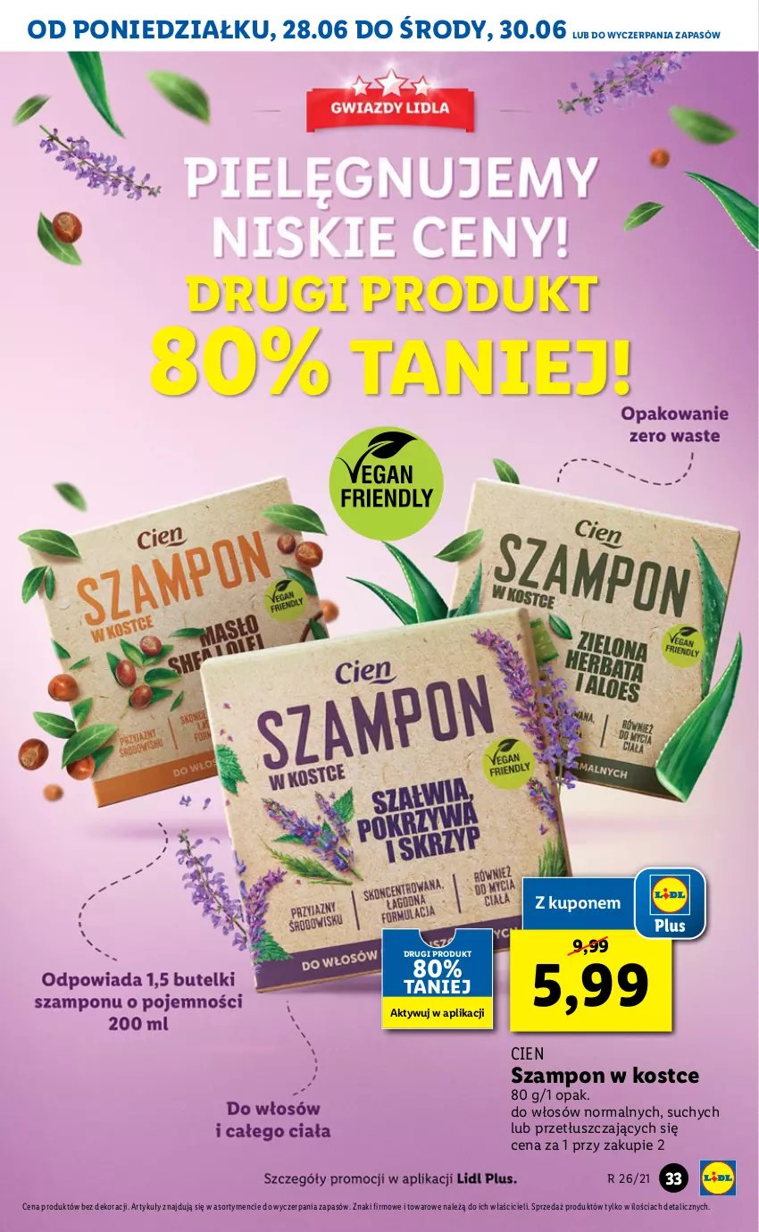 Gazetka promocyjna Lidl - GAZETKA - ważna 28.06 do 30.06.2021 - strona 33 - produkty: Szampon