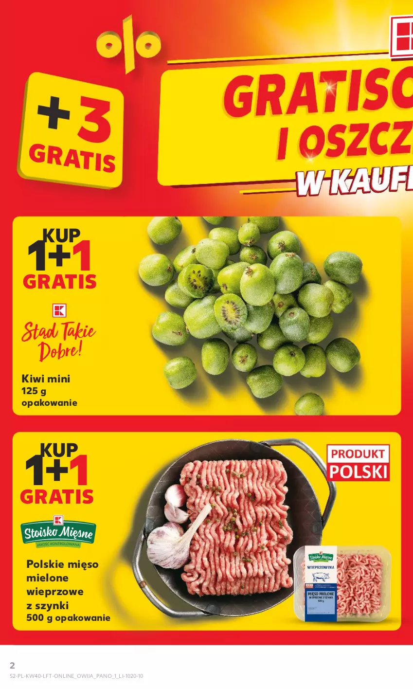 Gazetka promocyjna Kaufland - Gazetka tygodnia - ważna 05.10 do 11.10.2023 - strona 2 - produkty: Gra, Kiwi, Mięso, Mięso mielone