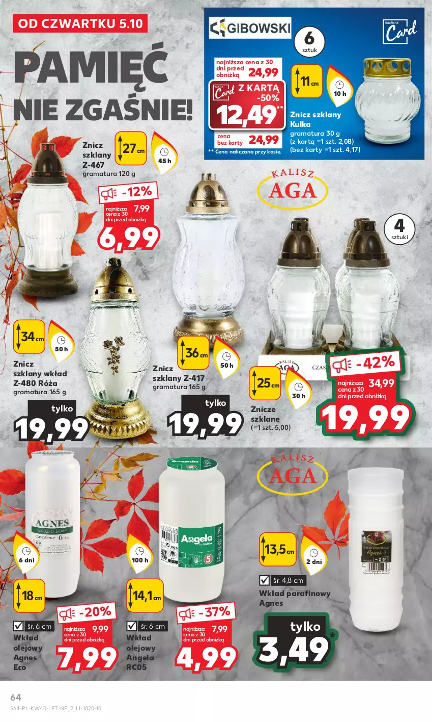 Gazetka promocyjna Kaufland - Gazetka tygodnia - ważna 05.10 do 11.10.2023 - strona 64 - produkty: Gra, Olej, Rama, Róża, Wkład olejowy, Znicz