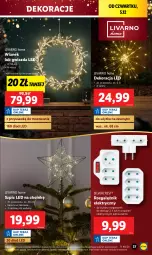 Gazetka promocyjna Lidl - GAZETKA - Gazetka - ważna od 07.12 do 07.12.2024 - strona 41 - produkty: Silvercrest, Ivar, Rozgałęźnik, Dekoracja LED, Gwiazda, Szpic