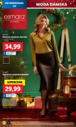 Gazetka promocyjna Lidl - GAZETKA - Gazetka - ważna od 07.12 do 07.12.2024 - strona 6 - produkty: Spódnica, Kosz, Koszula, Moda