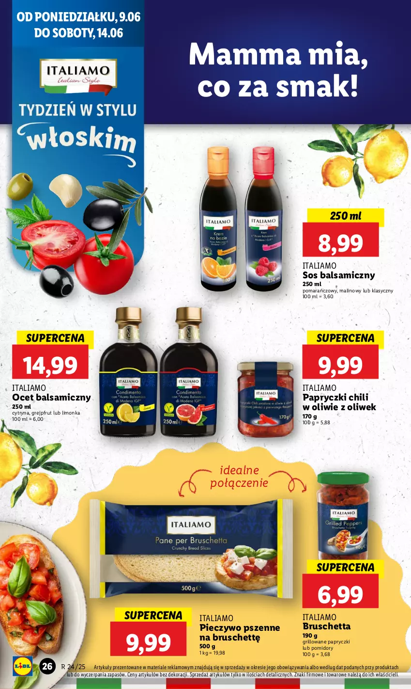 Gazetka promocyjna Lidl - GAZETKA - ważna 09.06 do 11.06.2025 - strona 28 - produkty: Grejpfrut, Grill, Limonka, Ocet, Ocet balsamiczny, Piec, Pieczywo, Pomidory, Sos