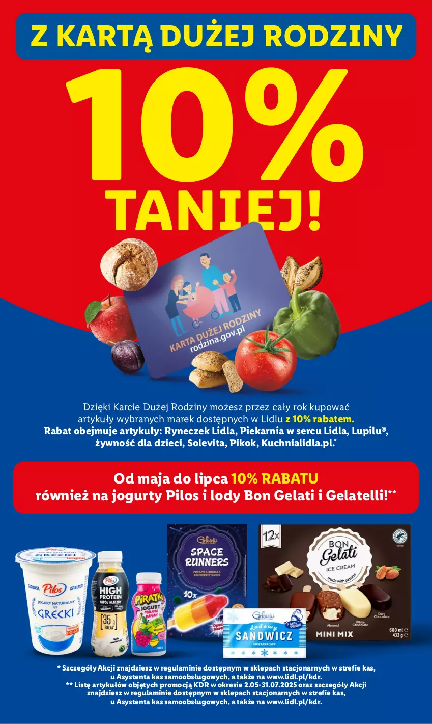 Gazetka promocyjna Lidl - GAZETKA - ważna 09.06 do 11.06.2025 - strona 44 - produkty: Dzieci, Jogurt, Kuchnia, Lody, PIKOK, Pilos, Ser