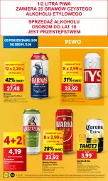 Gazetka promocyjna Lidl - GAZETKA - Gazetka - ważna od 11.06 do 11.06.2025 - strona 48 - produkty: Piwo, Gra, Kasztelan, Tyskie, Warka, Corona Extra, Harnaś