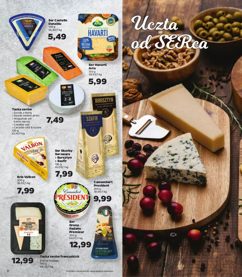 Gazetka promocyjna Netto - Katalog znanych marek - ważna 09.12 do 24.12.2021 - strona 8 - produkty: Amol, Brie, Bursztyn, Caciotta, Camembert, Cheddar, Dynią, Fa, Gouda, Gra, Havarti, Mus, Pasztet, Pesto, Ser, Ser kozi, Tofu