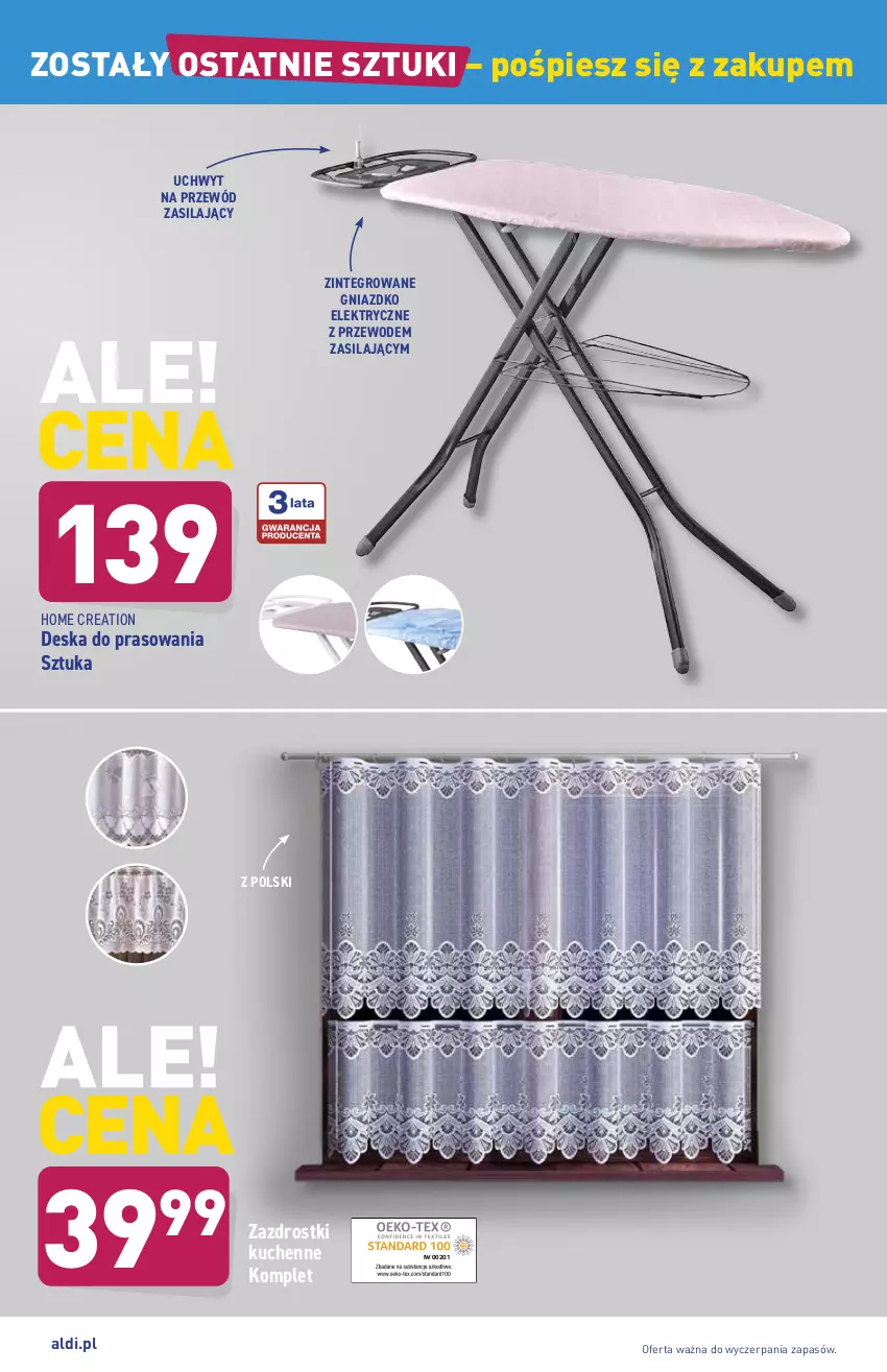 Gazetka promocyjna Aldi - ważna 26.07 do 31.07.2021 - strona 42 - produkty: Deska do prasowania, Przewód