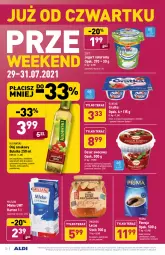 Gazetka promocyjna Aldi - Gazetka - ważna od 31.07 do 31.07.2021 - strona 22 - produkty: Piec, Deser owocowy, Jogurt naturalny, Kujawski, Ser, Gra, Danone, Olej smakowy, Zott, Jogurt, Papryka, Czosnek, Kawa mielona, Kawa, Tera, Prima, Bazyl, Olej rzepakowy, Deser, Bazylia, Olej, Mleko