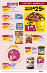 Gazetka promocyjna Aldi - Gazetka - ważna od 31.07 do 31.07.2021 - strona 7 - produkty: Ser, Rum, Borówka, Orzeszki, Cukier, Praliny, Krem do tortów, Tera, Wawel, Dr. Oetker, Konfitura, Tonik, Baton, Knoppers, Nuty, Felix, Deser, Cukierki, Orzeszki ziemne, Kakao, Michałki, Kokos