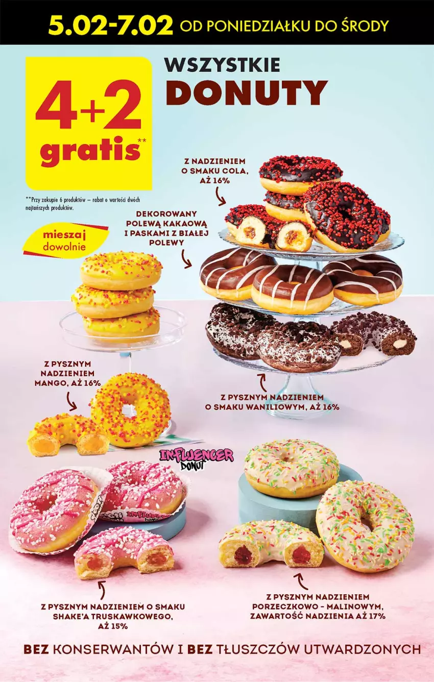 Gazetka promocyjna Biedronka - Od poniedzialku - ważna 05.02 do 10.02.2024 - strona 9 - produkty: Donut, Gra, Kakao, Mango, Nuty, Por, Ser