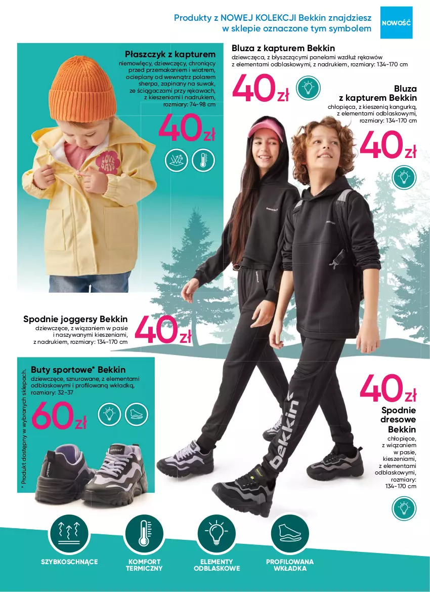 Gazetka promocyjna Pepco - Bekkin - ważna 09.02 do 22.02.2023 - strona 5 - produkty: Bluza, Bluza z kapturem, Buty, Dres, Kawa, Kosz, Koszulka, Kurtka, Kurtka z kapturem, Płaszcz, Por, Spodnie, Spodnie dresowe, Sport