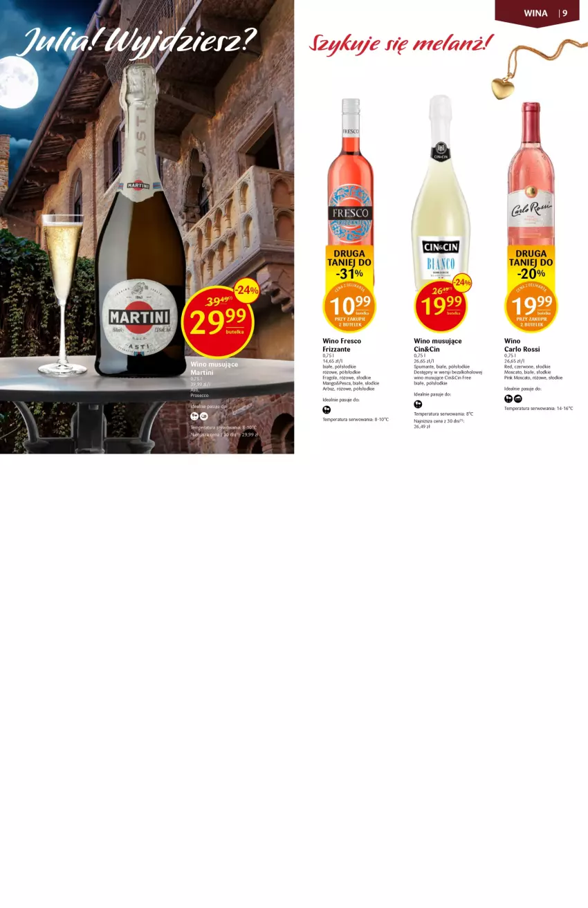 Gazetka promocyjna Delikatesy Centrum - Katalog alkoholowy DC06/07 - ważna 09.02 do 22.02.2023 - strona 5 - produkty: Arbuz, Carlo Rossi, Fresco, Mango, Mus, Puma, Ser, Wino, Wino musujące