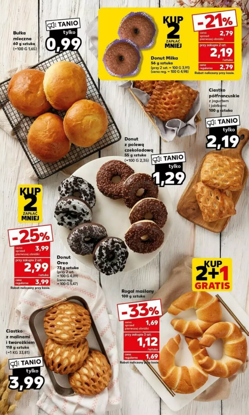 Gazetka promocyjna Kaufland - ważna 23.10 do 25.10.2023 - strona 6 - produkty: Bułka, Ciastka, Donut, Gala, Kasia, Milka, Oreo