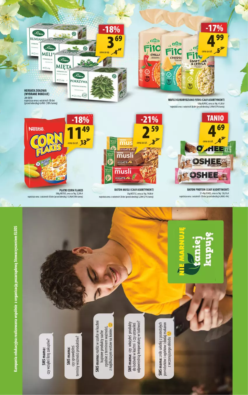 Gazetka promocyjna Arhelan - Gazetka - ważna 09.05 do 18.05.2025 - strona 13 - produkty: Baton, Fa, Herbata, Kupiec, LG, Makaron, Mus, Piec, Sałat, Wafle