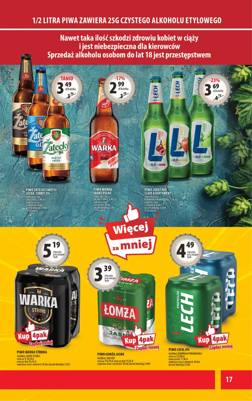 Gazetka promocyjna Arhelan - Gazetka - ważna 09.05 do 18.05.2025 - strona 17 - produkty: Piwa