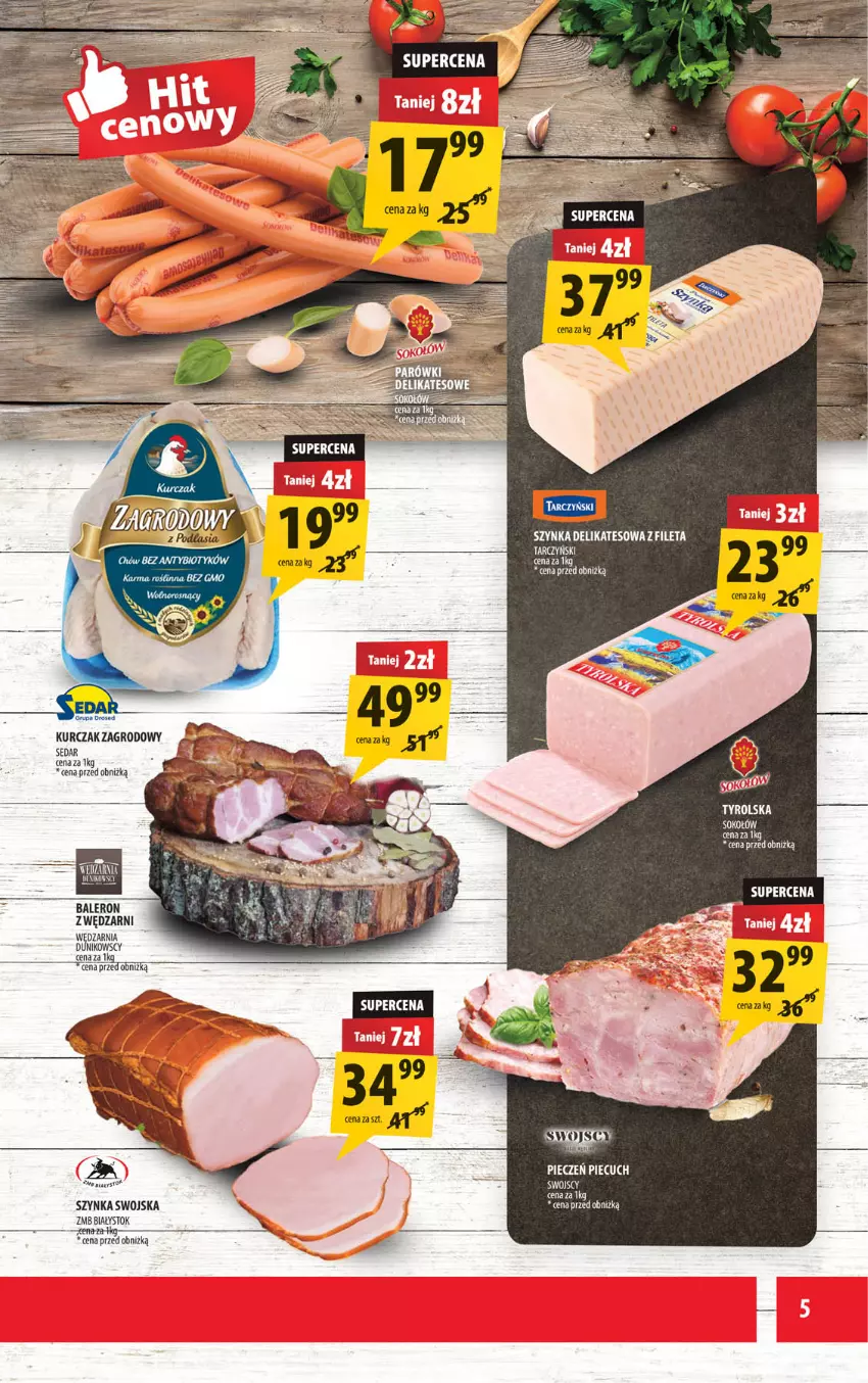 Gazetka promocyjna Arhelan - Gazetka - ważna 09.05 do 18.05.2025 - strona 5 - produkty: Kurczak, Piec, Szynka, Szynka delikatesowa, Tarczyński, Tera