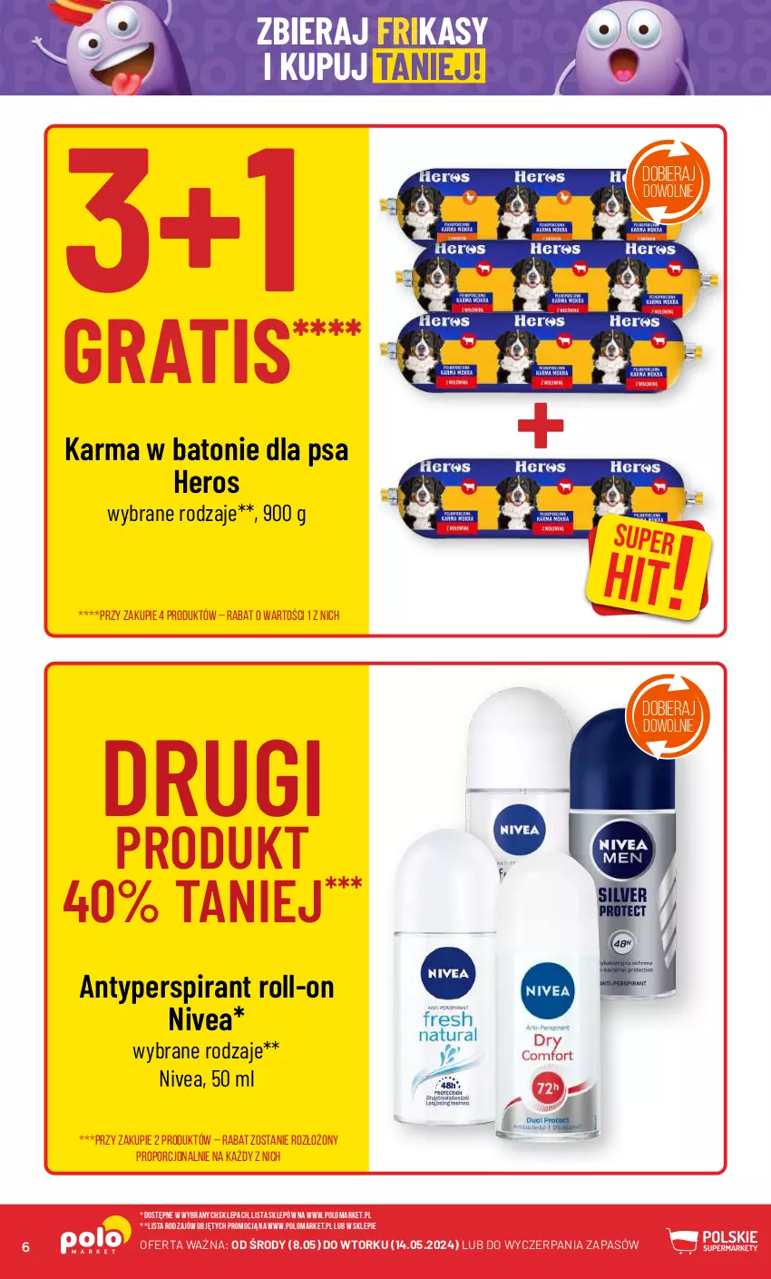 Gazetka promocyjna PoloMarket - Gazetka pomocyjna - ważna 08.05 do 14.05.2024 - strona 6 - produkty: Antyperspirant, Baton, Gra, Nivea, Por