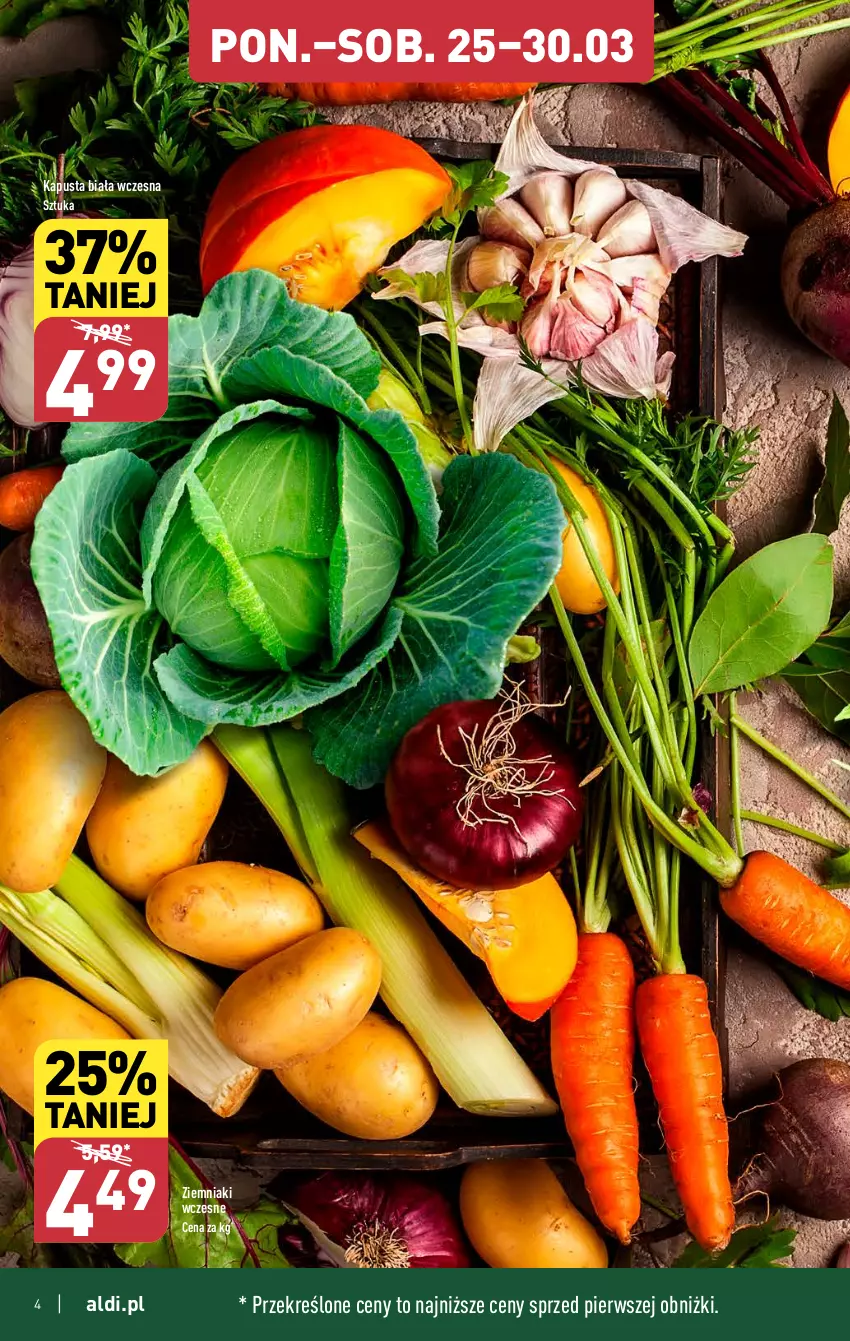 Gazetka promocyjna Aldi - Pełna oferta - ważna 25.03 do 30.03.2024 - strona 4 - produkty: Ziemniaki